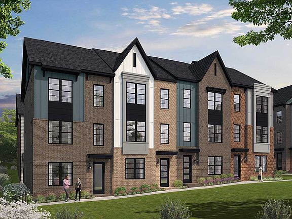The Fairland Floor Plan, 3-5 BR, 2-4 BA, 2-Car Garage Townhomes by Craftmark Homes