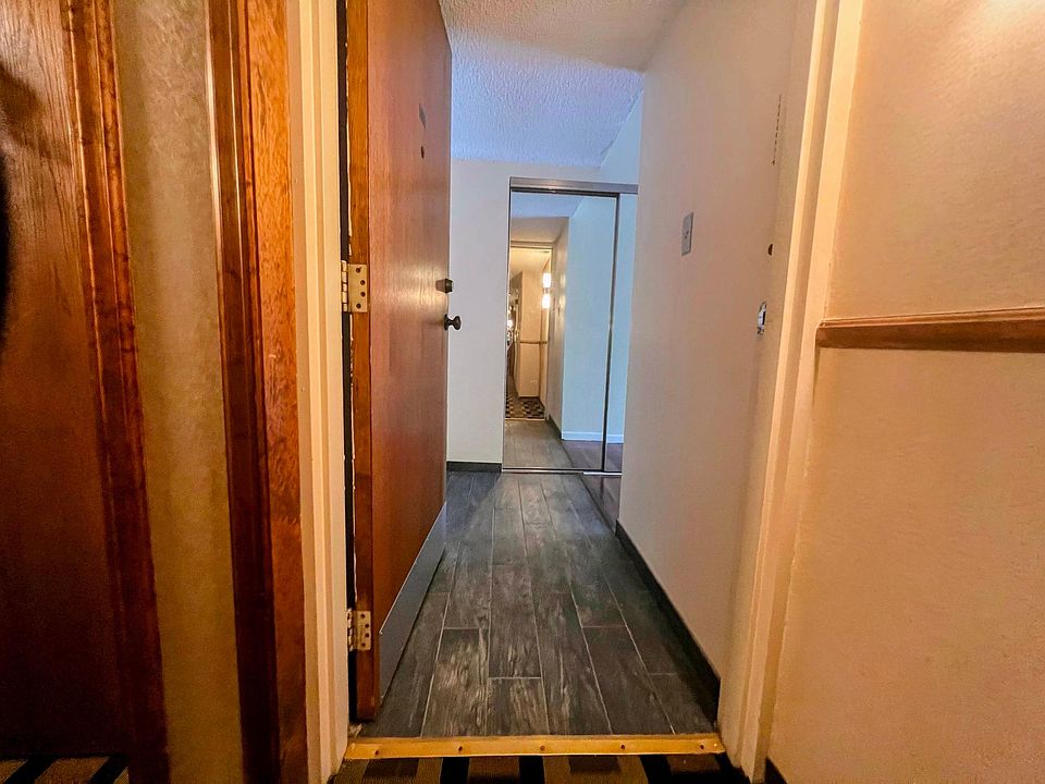 Main entrance to unit, corner unit offers more privacy
