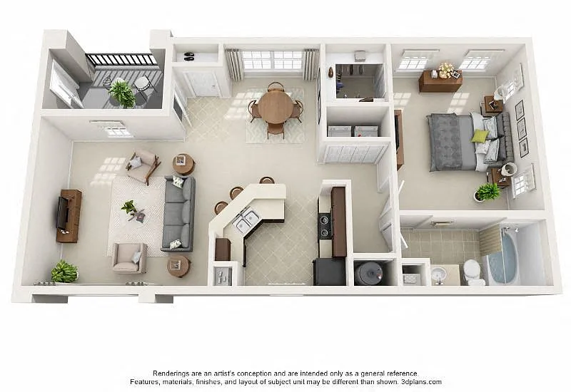 Floor plan A1C