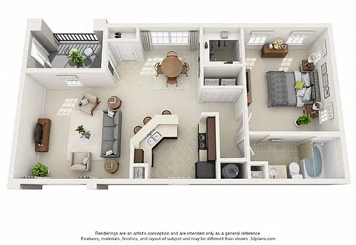 Floor plan A1C