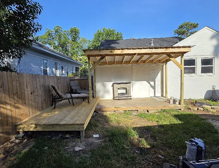 Big deck area!