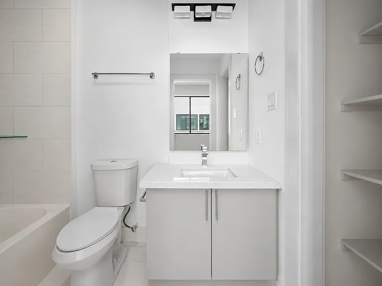 First floor full bathroom