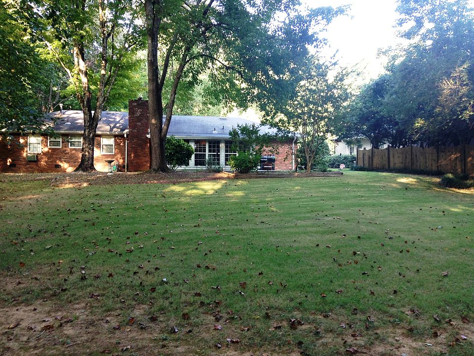 Large fenced in backyard 