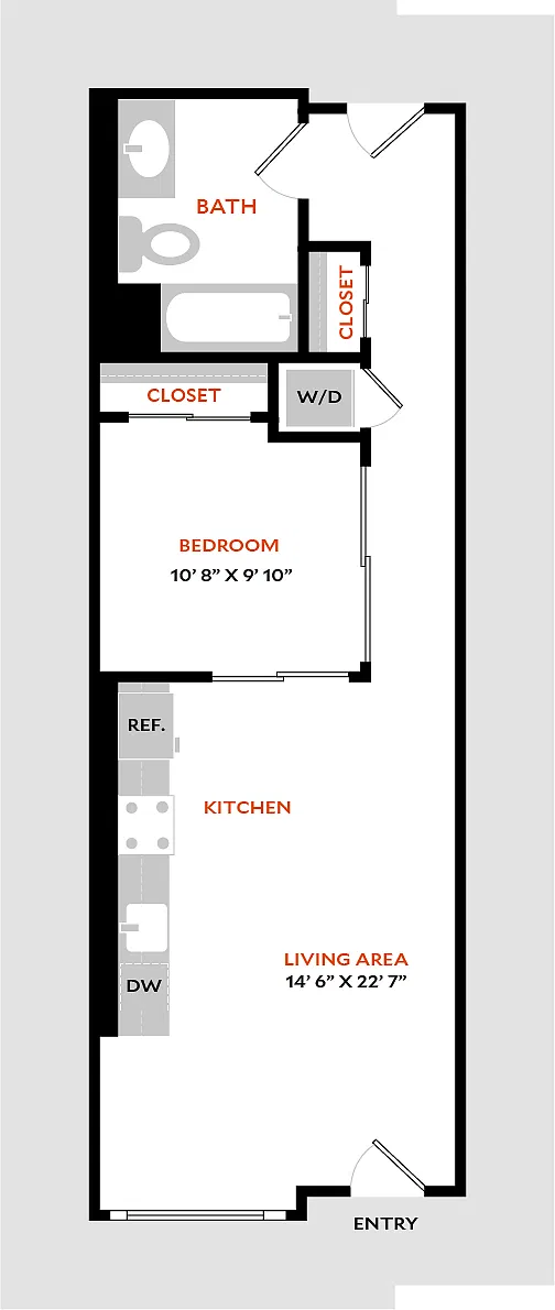 Floor plan Plan 1C