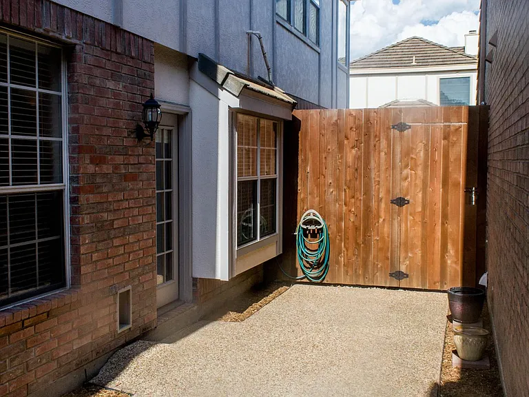 Looking east in Private Patio