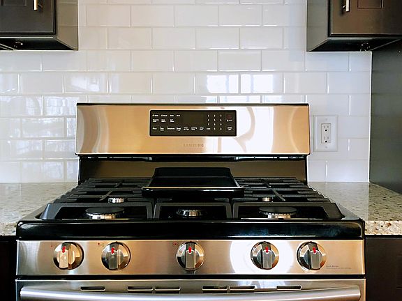 Brand new stainless steel appliances