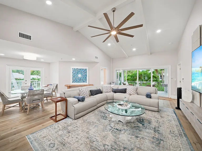 Spacious living room with plenty of natural light