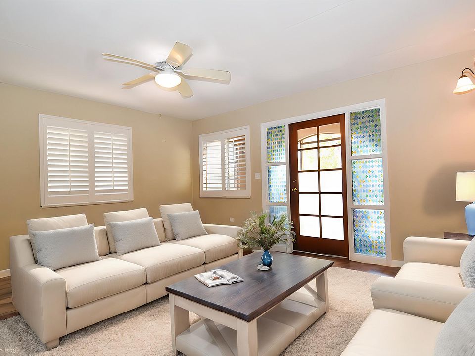 virtually staged living area