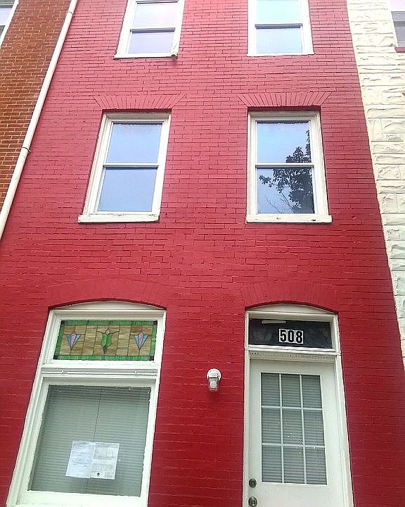 Front of townhouse