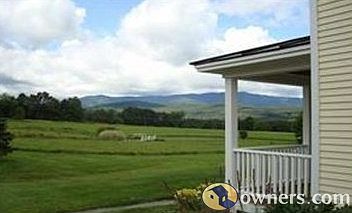 Views towards Sugarbush, Mt Ellen and Mad River Glen