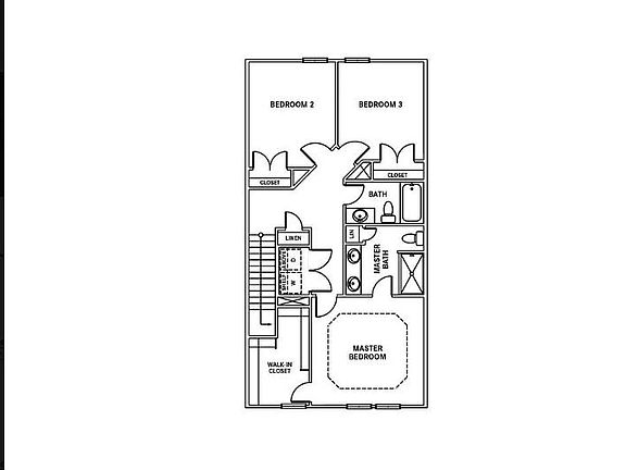 Second Floor : Master Bed with attached Full Bath, Bedroom 2 and Bedroom 3 along with common full Bath