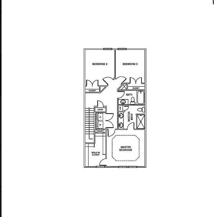 Second Floor : Master Bed with attached Full Bath, Bedroom 2 and Bedroom 3 along with common full Bath
