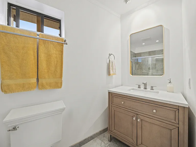 Lots of space in this bathroom