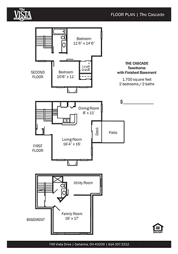 Floor plan The Cascade - Newly Renovated