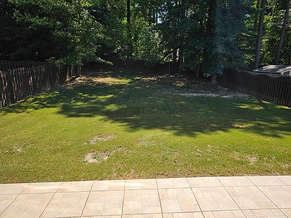backyard looking towards the house