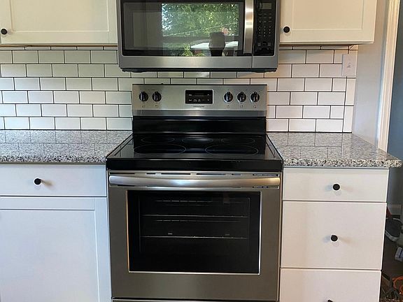 Electric range and microwave