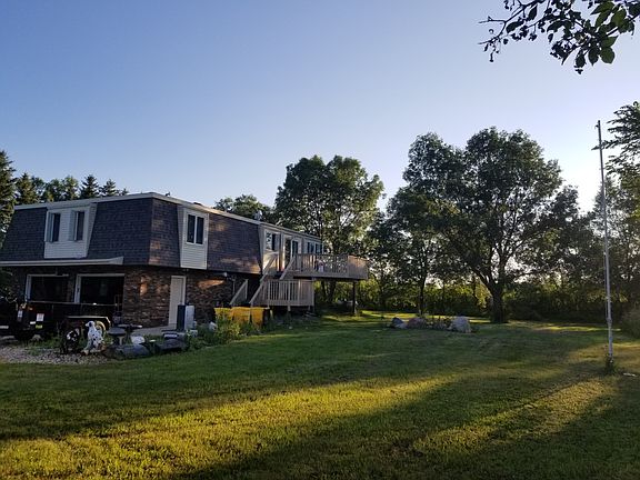 Side and back of home