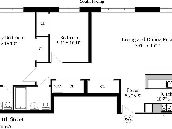 2nd image of 416 E 11th St APT 6A