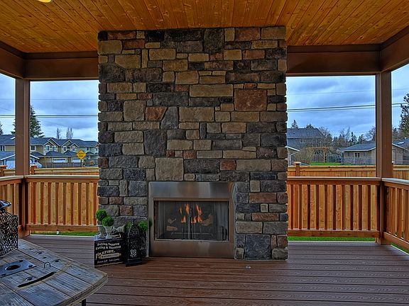 Outside Gas Fireplace