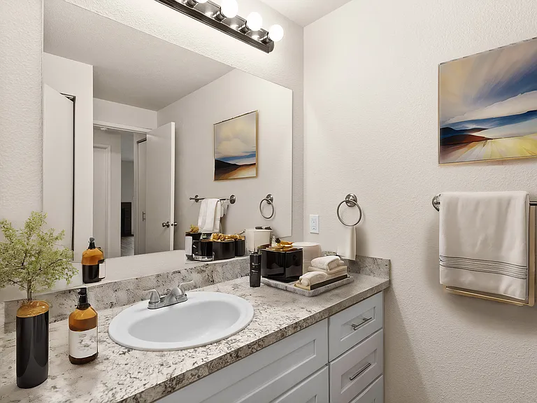 Experience luxury living with this elegantly designed bathroom space. Experience luxury living with this elegantly designed bathroom space.