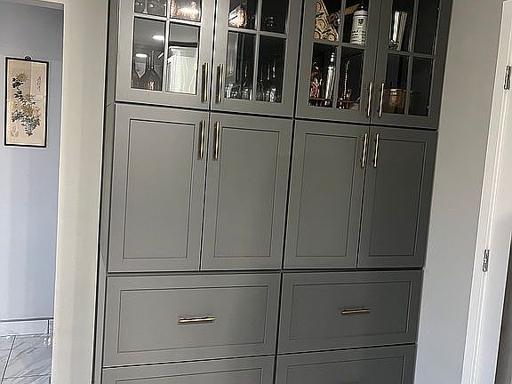 New cabinets in kitchen