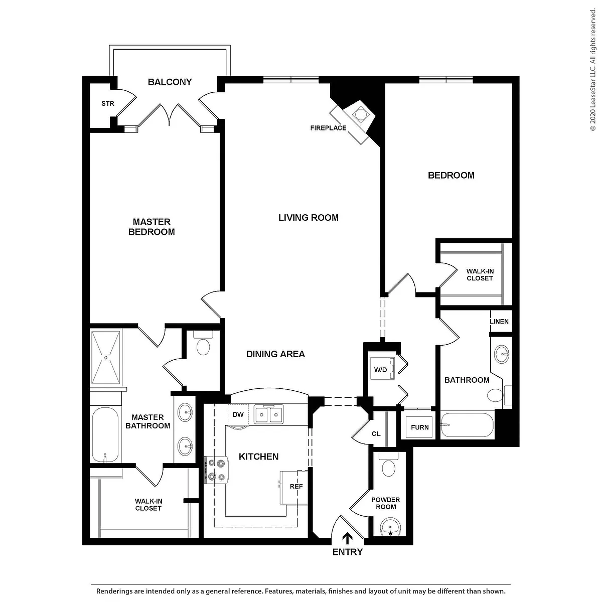 Floor plan 2x2x5F1