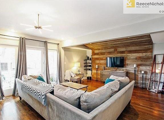 FAMILY ROOM WITH DOORS TO GREAT DECK FOR ENTERTAINING!