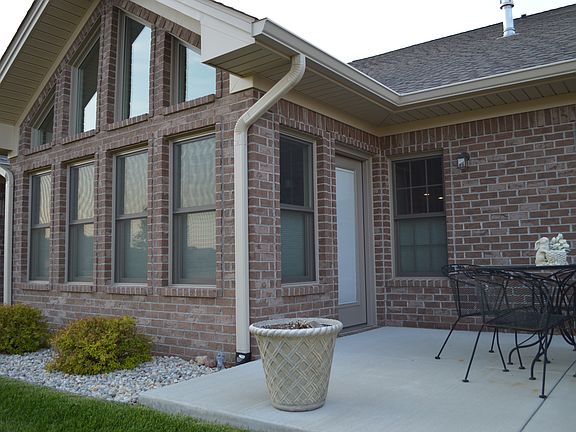 Patio and sunroom