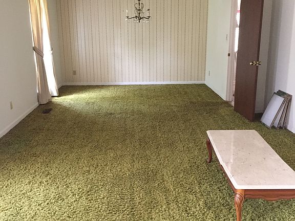 Living room and dining room