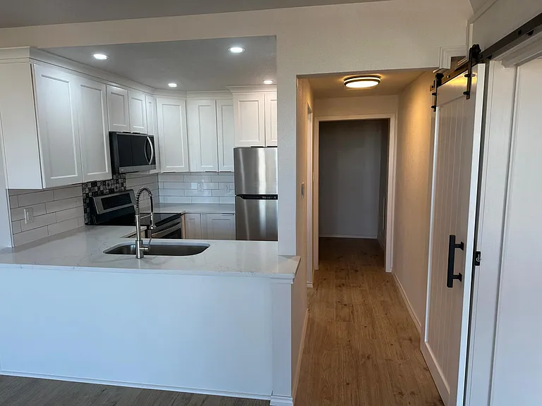 Kitchen and Hallway
