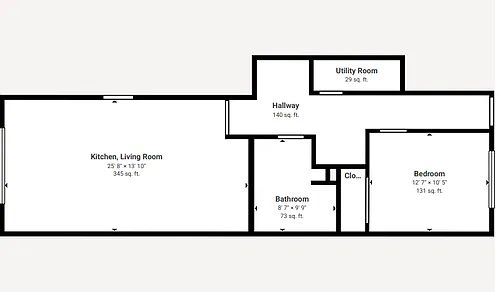 Floor plan 4320 Vista 1B
