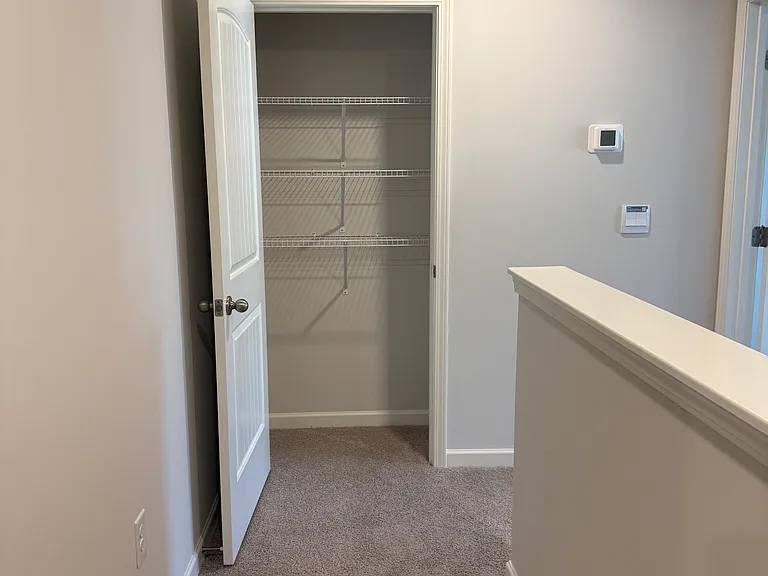 Hallway linen closet
