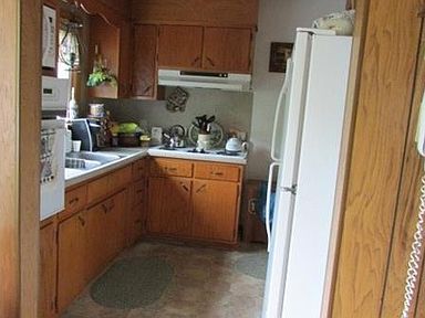 Kitchen with newer floor