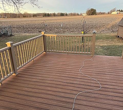 Maintenance free back deck