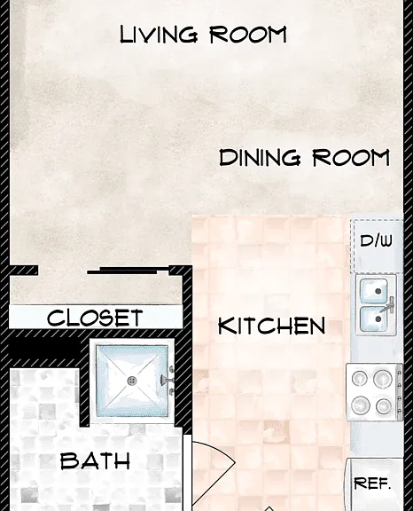 Blocker Floorplan Diagram