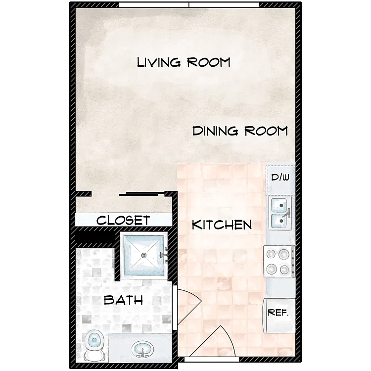 Floor plan Blocker
