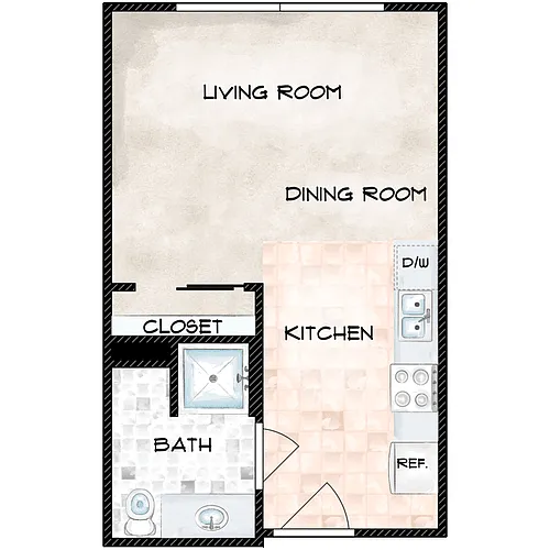 Floor plan Blocker