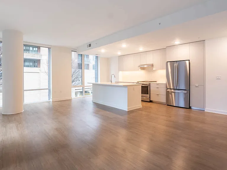 Living Room with Floor to Ceiling Windows