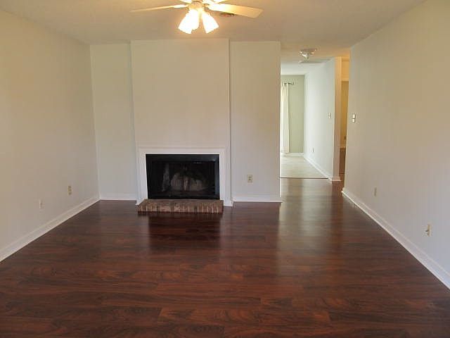 New laminate floors in living room