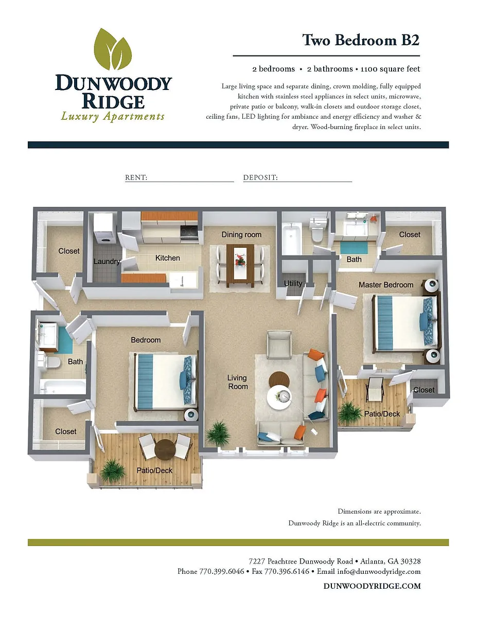 Floor plan B2 Renovated