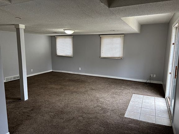 Living room with fresh paint