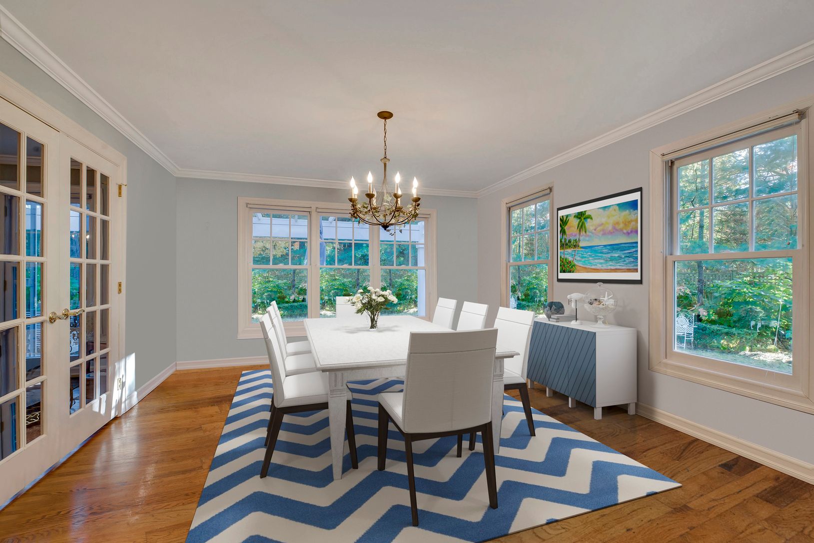 VIRTUAL RENDERING OF THE DINING AREA