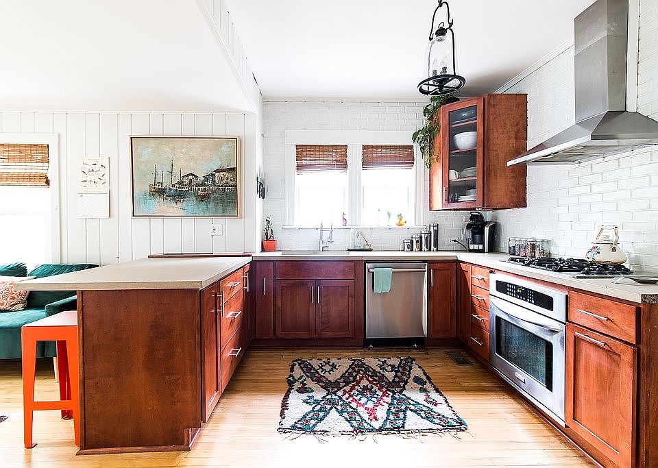 Newly remodeled kitchen