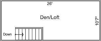 Loft Floor Plan For 1733 Fremont Ave