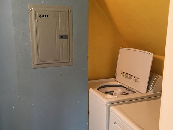 Washer and dryer - both full size.