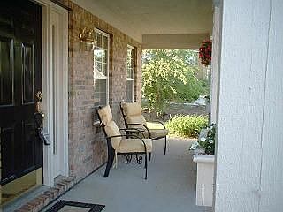 inviting front porch