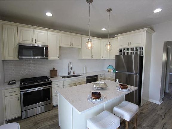 kitchen with granite tops