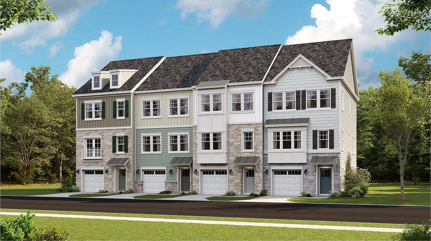 Arcadia Front Load Garage Plan, Tides at River Marsh : Tides at River Marsh Townhomes