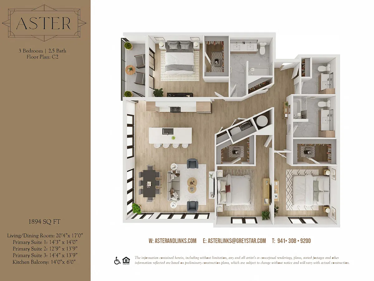 Floor plan Aster C2