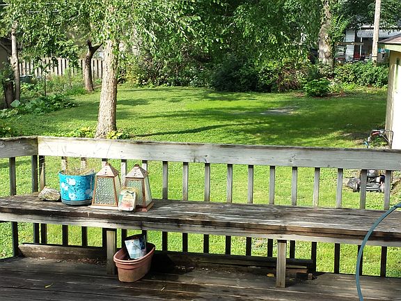 deck and back yard